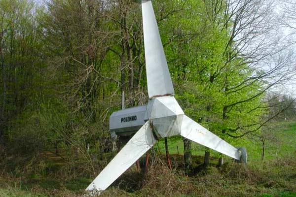 Windmill prototype in the 80s.