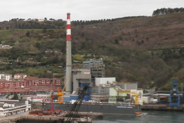 Cierre de la central de carbón de Pasaia